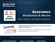 Tablet Screenshot of baysidediesel.com